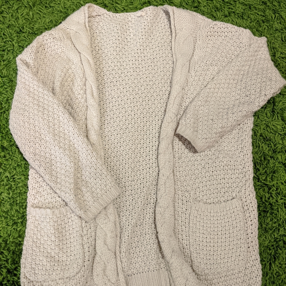 Comfy knit sweater throw S/M